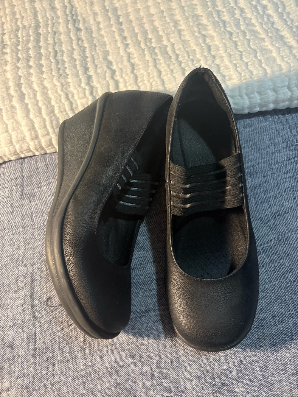 Skechers Rumblers Space Odyssey wedge pumps size 6.5